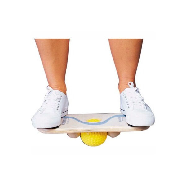 Fabrication Enterprises Chango 15" x 8" Rectangular Balance Board with 3" and 4" Balls 10-1717 - main